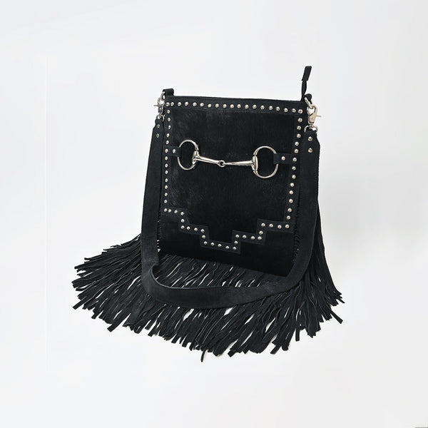 ADBGM867 Large Crossbody Hair on Genuine Leather Women Bag