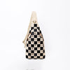 ADBGM914 American Darling Checkered Hair on Leather Sling Bag