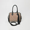 ADBGM935 American Darling Woven Hair-on and Genuine Leather Satchel Speedy Handbag