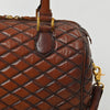 ADBGM936 American Darling Quilted Genuine Leather Speedy Satchel