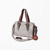 ADBGZ1081 American Darling Hand Tooled Leather Western Buckle Barrel Satchel Bag