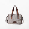 ADBGZ1081 American Darling Hand Tooled Leather Western Buckle Barrel Satchel Bag
