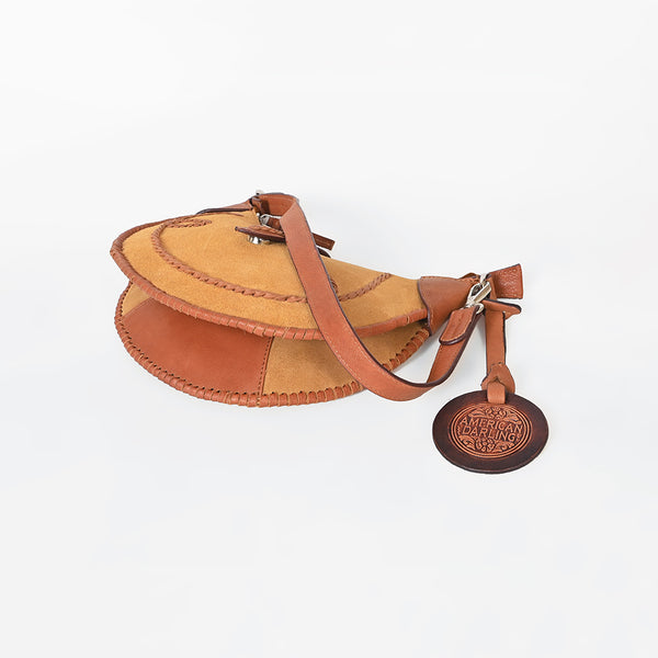 ADBGZ953 American Darling Genuine Leather Whipstitch Shoulder Bag