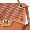 ADBGZ968 American Darling Genuine Leather Hand Tooled Crossbody