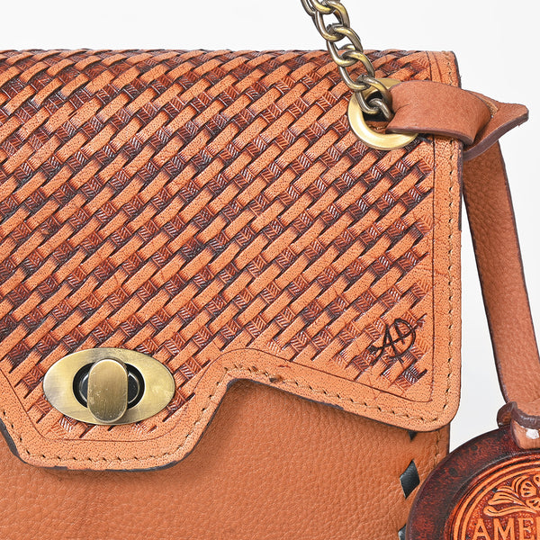 ADBGZ968 American Darling Genuine Leather Hand Tooled Crossbody