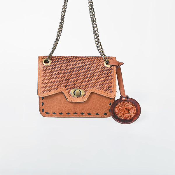 ADBGZ968 American Darling Genuine Leather Hand Tooled Crossbody