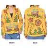 ADBZ071 American Darling Yellow Fabric Western Embroidered Wagon Blazer Jacket