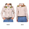 ADJKT107 American Darling Women Western Embroidered Suede Leather Jacket