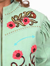 ADJKT113 American Darling Women Embroidered Leather Western Apparel Jacket