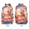 ADSH084 American Darling 100% Satin Cotton Western Rodeo Print Button Down Shirt