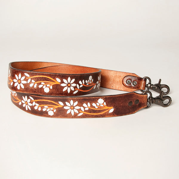 LC-ADSTZ105 Hand Tooled Genuine Leather Handle Strap