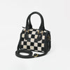 ADBGM1097 Checkered Hair On Hide & Leather Speedy Bag - American Darling