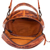 ADBG498 American Darling Hand Tooled Floral Leather Western Canteen Bag