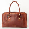 LADBGI174 Tote Hair On Genuine Western Leather Women Bag