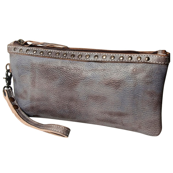 LC-NMBG101 Wristlet Genuine Leather women bag western Bag
