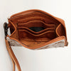 ADBG821 American Darling Handcrafted Leather Coin Purse with Authentic Hair-On Cowhide