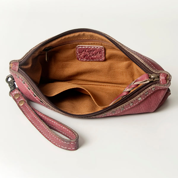 LC-NMBG101 Wristlet Genuine Leather women bag western Bag