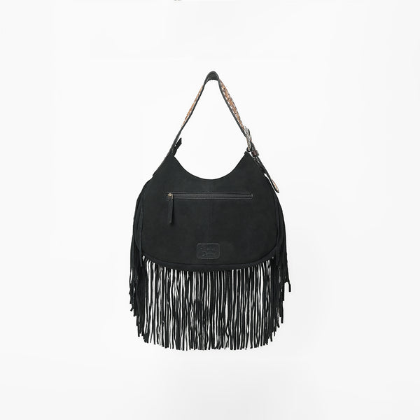 ADBGA1476ANFR American Darling Embroidered Suede Western Hobo Shoulder Bag