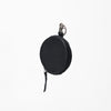 ADCHM110 American Darling Genuine Leather Black Round Coin Purse Bag Charm