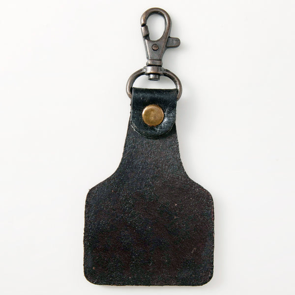 LC-ADKR165 Hand Tooled Genuine Leather Keyring