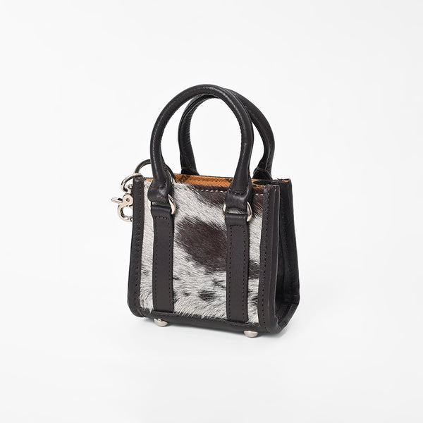 ADCHM109 American Darling Genuine Leather Mini Tote Bag Charm