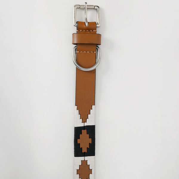 BEG103-Western Leather Dog Collar