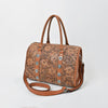 ADBGZ1006 American Darling Hand Tooled Leather Speedy Bag Western Handbag Purse