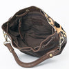 LC-ADBGM189B Bucket Genuine Western Leather Women Bag