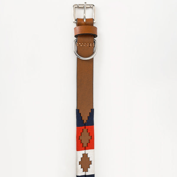 BEG107-Western Leather Dog Collar