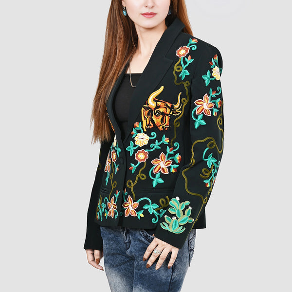 ADJKT076 American Darling Western Embroidered Apparel - Artisan Handcrafted Heritage Jacket
