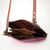 ADBG820 American Darling Handcrafted Pink Leather Cross body Bag with Hair-On Cowhide