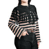 ADDR024 American Darling Western Suede Fringe Shoulder Wrap Capelet