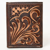 BEBGM167-Western Leather Trifold Wallet