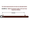 BER155-Hand Painted Western Leather Belt
