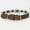 BEG106-Western Leather Dog Collar
