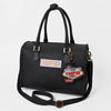 Official PRCA & NFR Licensed Collection®️ Black Genuine Leather Speedy Bag