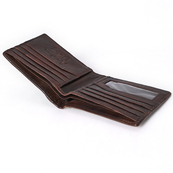 ADBGM454 Western Hair-On Leather Rodeo Wallet - Engraved Design
