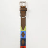 BEG104-Western Leather Dog Collar