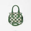 ADBGM1097 Checkered Hair On Hide & Leather Speedy Bag - American Darling