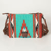 ADBG236 American Darling Saddle Blanket Boho Fringe Crossbody Bag