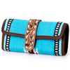 ADBGA319 American Darling Hand Woven Saddle Blanket & Tooled Leather Jewelry Case