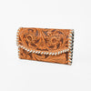 KBG316 American Darling Hand Tooled Western Floral Buckstitch Wallet