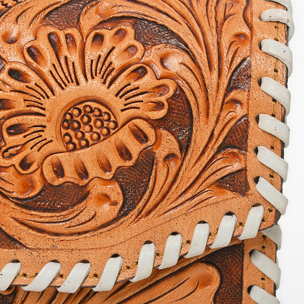 KBG316 American Darling Hand Tooled Western Floral Buckstitch Wallet