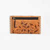 KBG316 American Darling Hand Tooled Western Floral Buckstitch Wallet