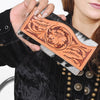 OHG142 Wallet Genuine Leather women bag western Bag