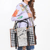 OHG211 Tote Hair on Genuine Western Leather Women Bag