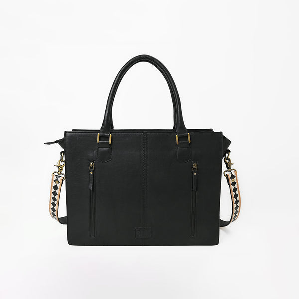 OHG211 Tote Hair on Genuine Western Leather Women Bag