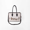 Sandy Rodeo Genuine Hair On Leather Tote Bag