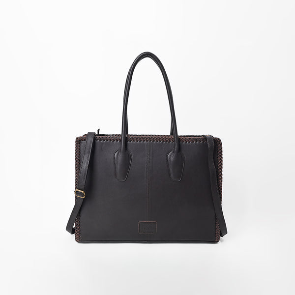 Sandy Rodeo Genuine Hair On Leather Tote Bag