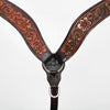 BER357-Western Leather Breast Collar